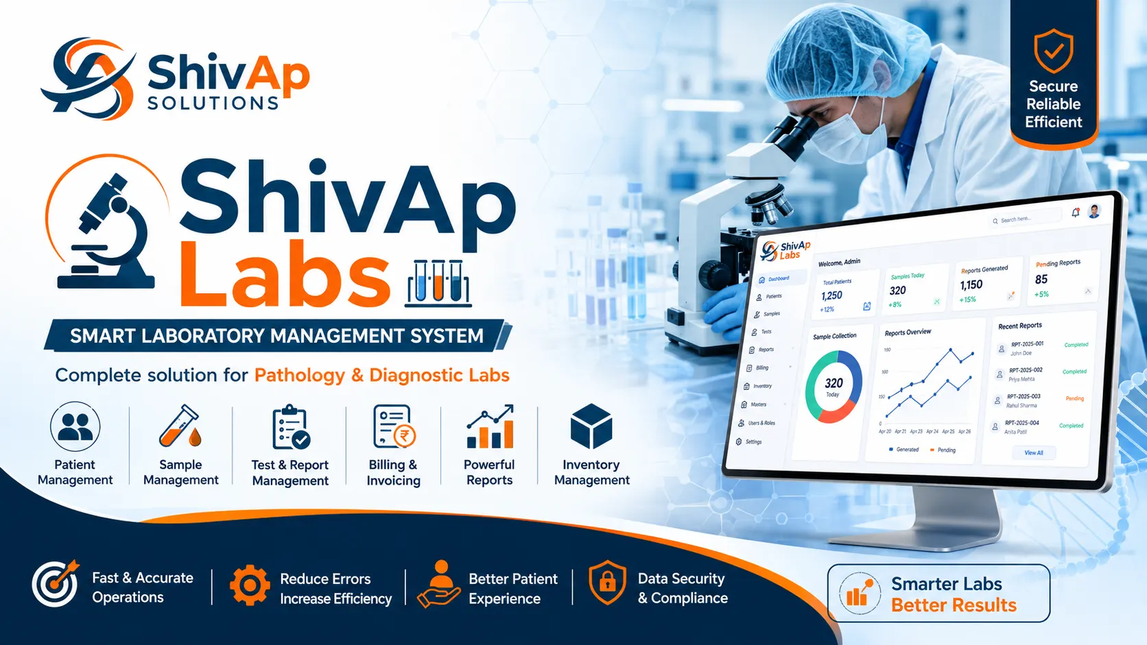 ShivAp Labs — Pathology & Diagnostic Laboratory Management System